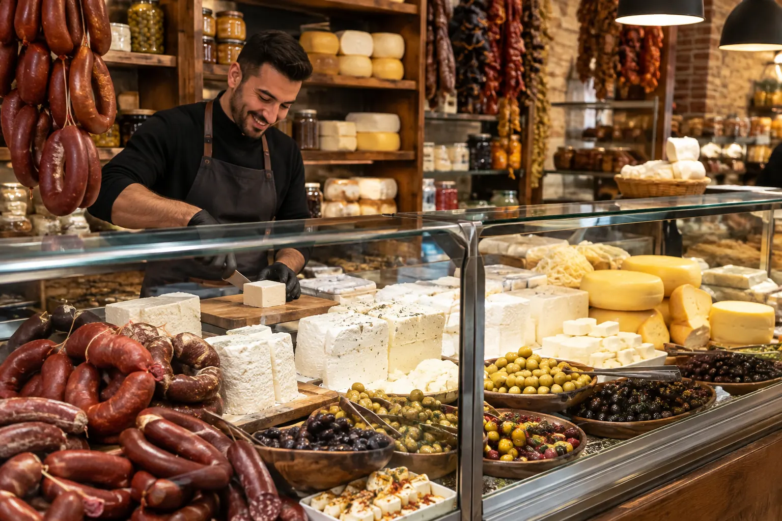 Deli counter at Marmara International Market